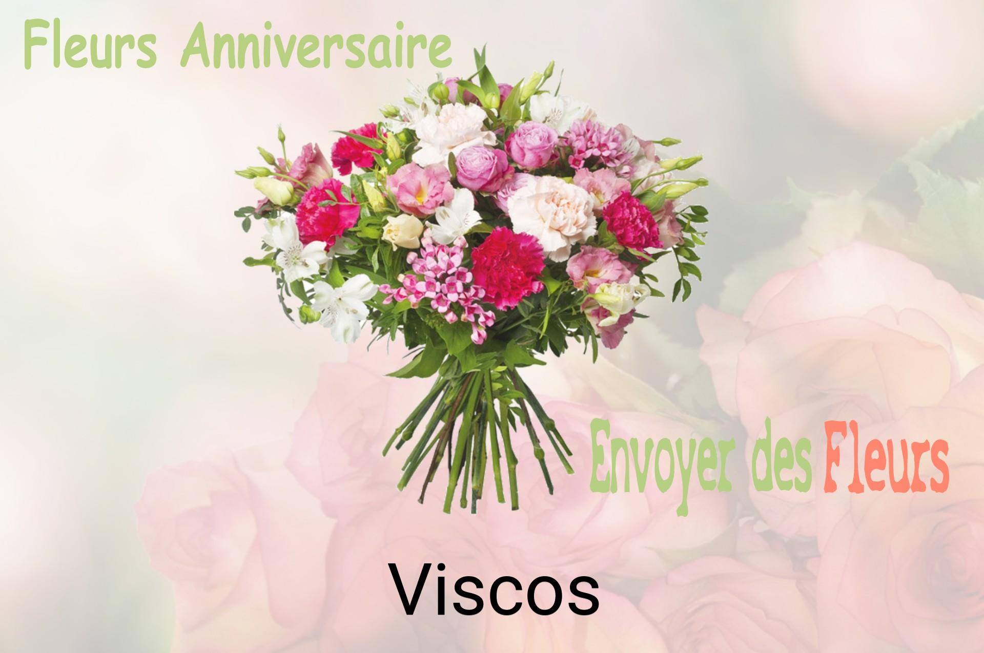 Bouquet de fleurs d’anniversaire livré à Viscos